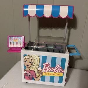 Barbie Ice Cream Cart Playset – Cart Only - Missing Most Accessories